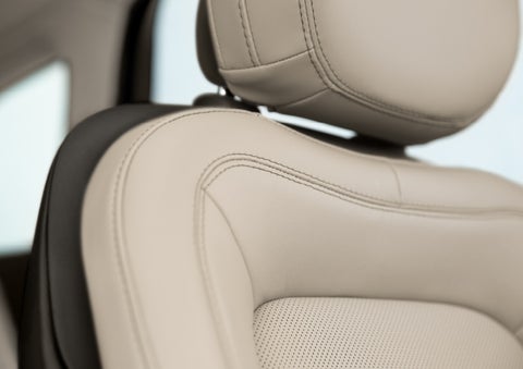 Fine craftsmanship is shown through a detailed image of front-seat stitching. | Lincoln of New Bern in New Bern NC
