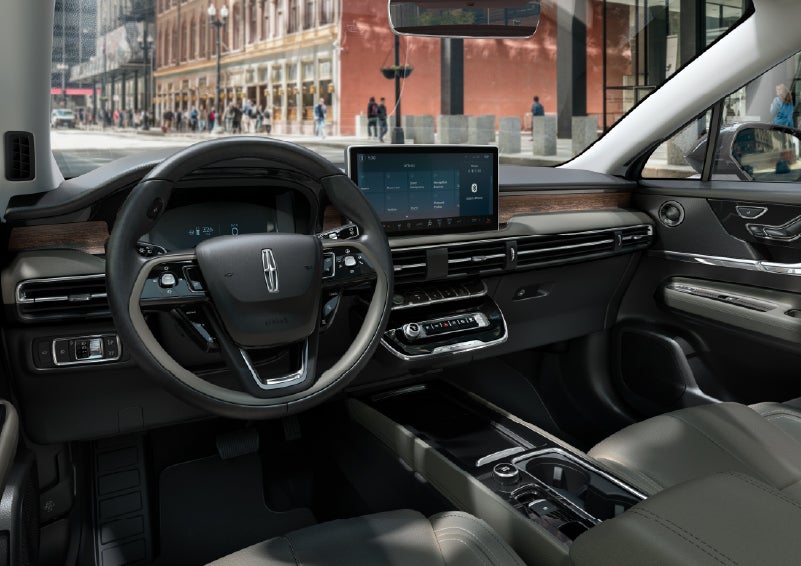 The interior dashboard of 2026 Lincoln Corsair® SUV is shown here. | Lincoln of New Bern in New Bern NC