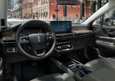 The interior dashboard of 2026 Lincoln Corsair® SUV is shown here. | Lincoln of New Bern in New Bern NC
