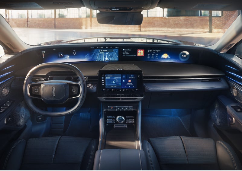 The panoramic display is shown in a 2026 Lincoln Nautilus® SUV. | Lincoln of New Bern in New Bern NC