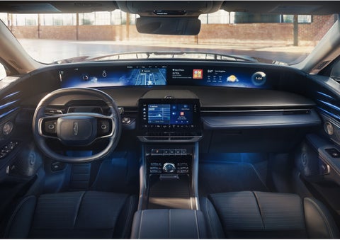 The panoramic display is shown in a 2026 Lincoln Nautilus® SUV. | Lincoln of New Bern in New Bern NC