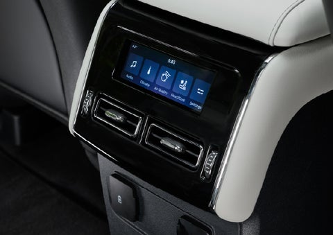 The second row touch screen displays audio and temperature control settings. | Lincoln of New Bern in New Bern NC