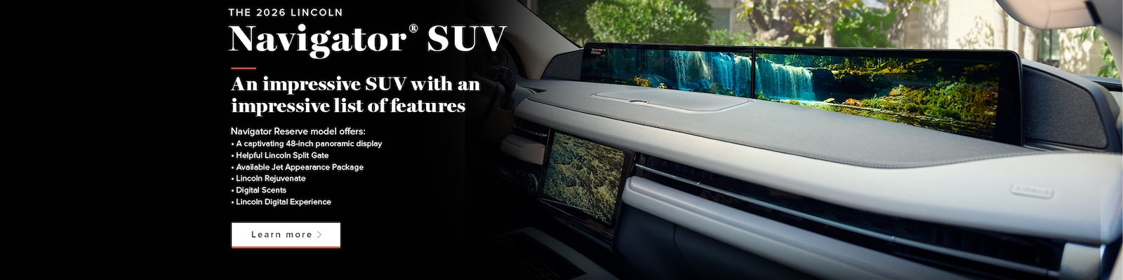 The 2026 Lincoln Navigator SUV at Lincoln of New Bern in New Bern NC